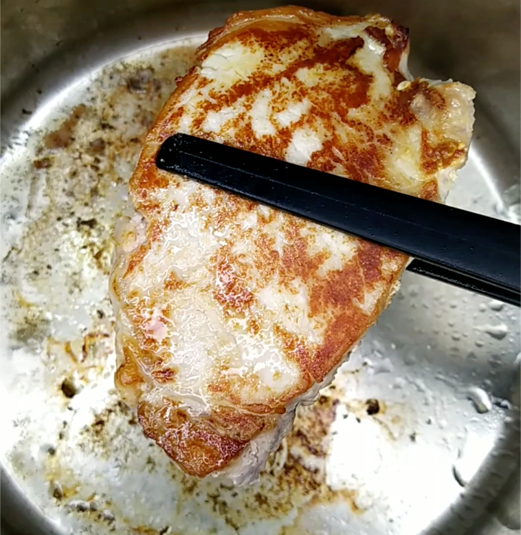 Restování vepřové kotlety